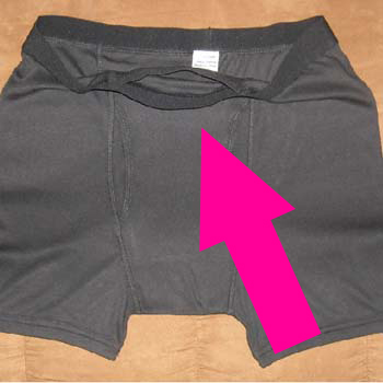 Hiding money in clothing