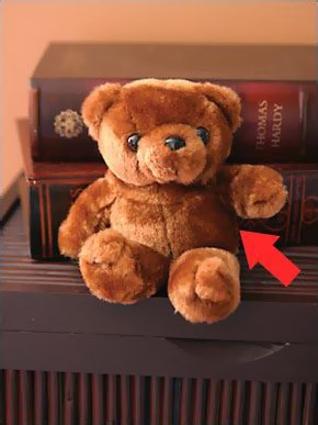 Hiding money in toys