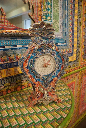 Dream Home made of used lottery tickets