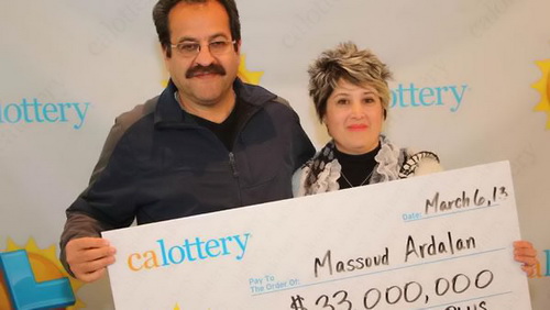 Massoud Ardalan - unemployed lottery winner