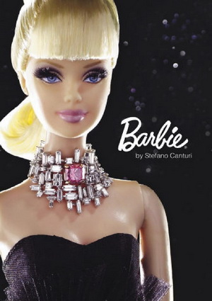 Barbie with a necklace