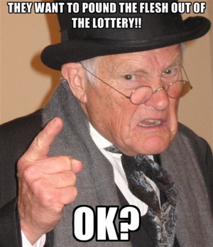 Flesh out lottery meme