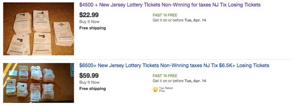 Lotto ticket scam