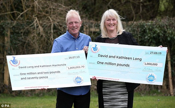 David and Kathleen Long, EuroMillions Winners