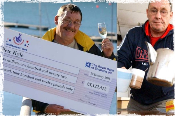 Pete Kyle, former UK lottery winner