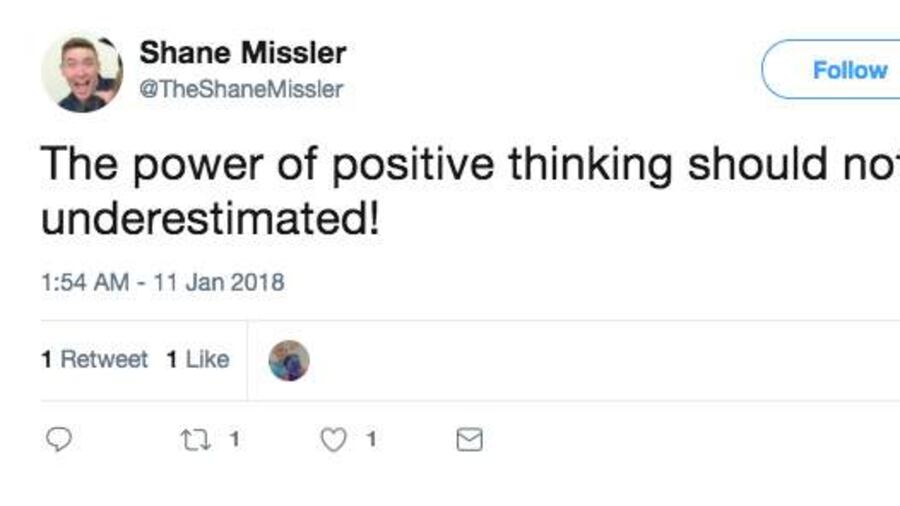 Shane Missler Tweet