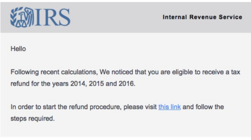IRS scam