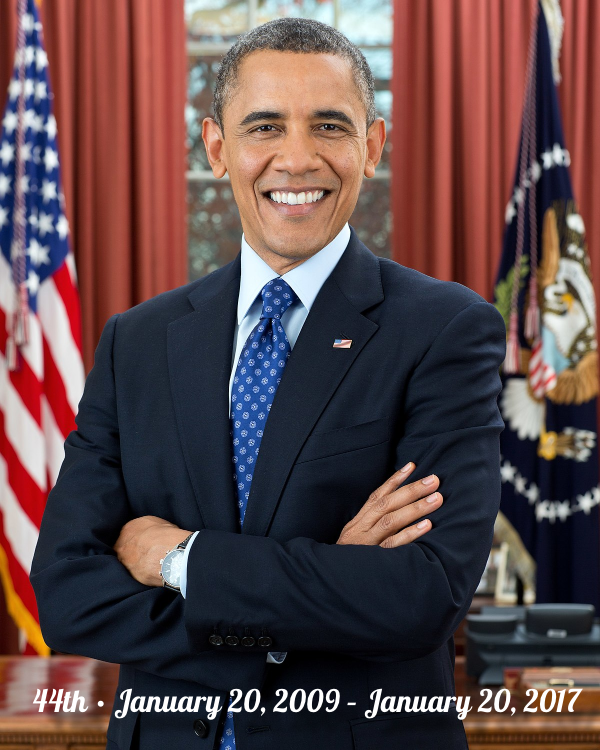 Barack Obama, the 44th President of the United States