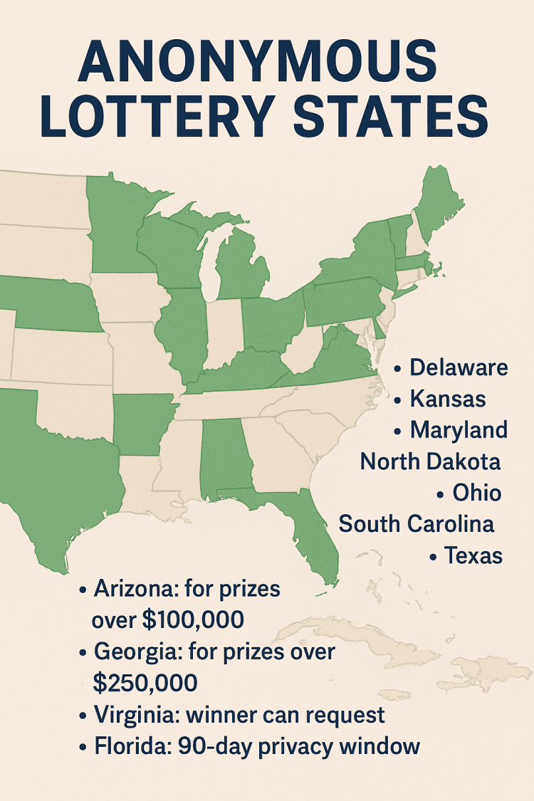 The States That Let You Stay Anonymous