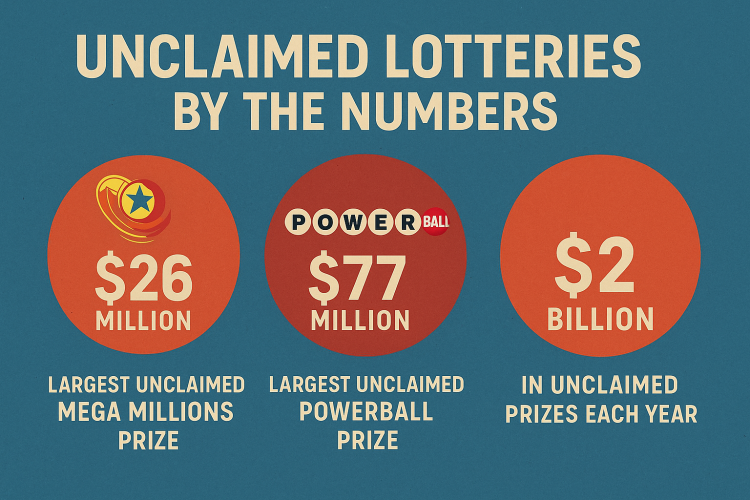 Unclaimed Lottery Prizes Infographics