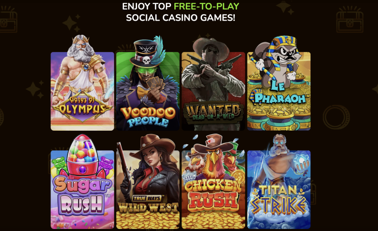 Games Offered by Gold Treasure Casino