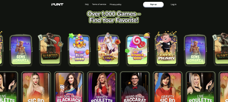 Games Offered by the Punt casino